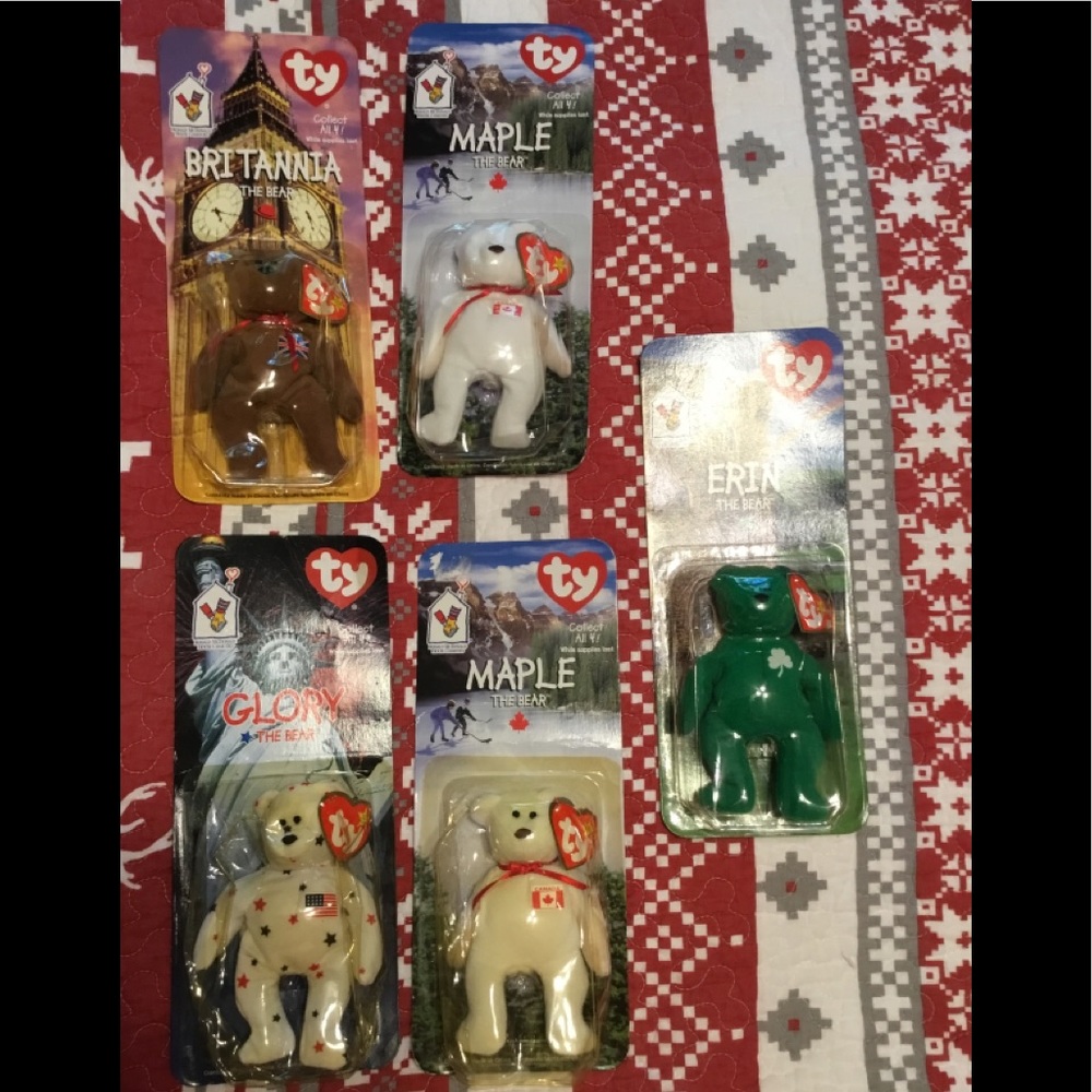 Vintage  1999 McDonalds TY Beanie Baby Collection W/Errors